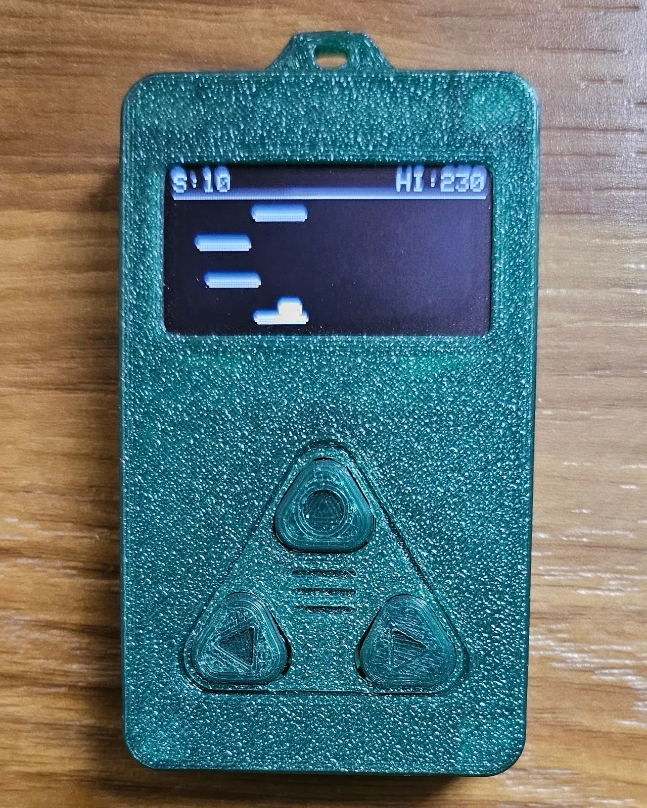 Photograph of the PocketPixel keychain handheld