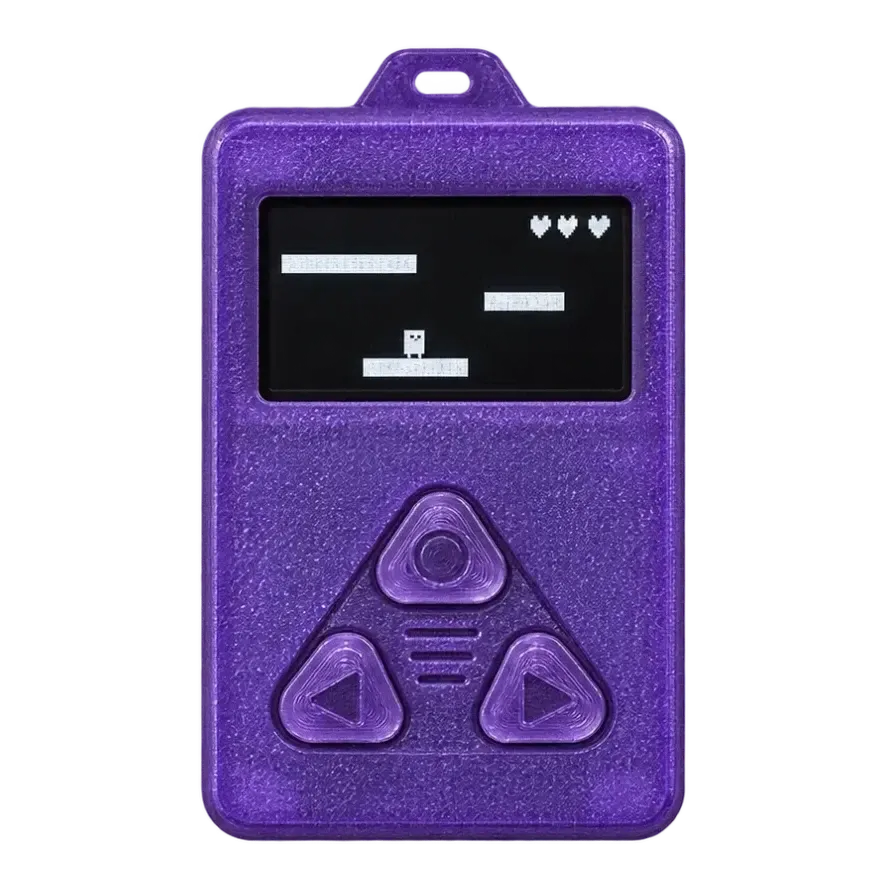 PocketPixel in Atomic Purple, front view