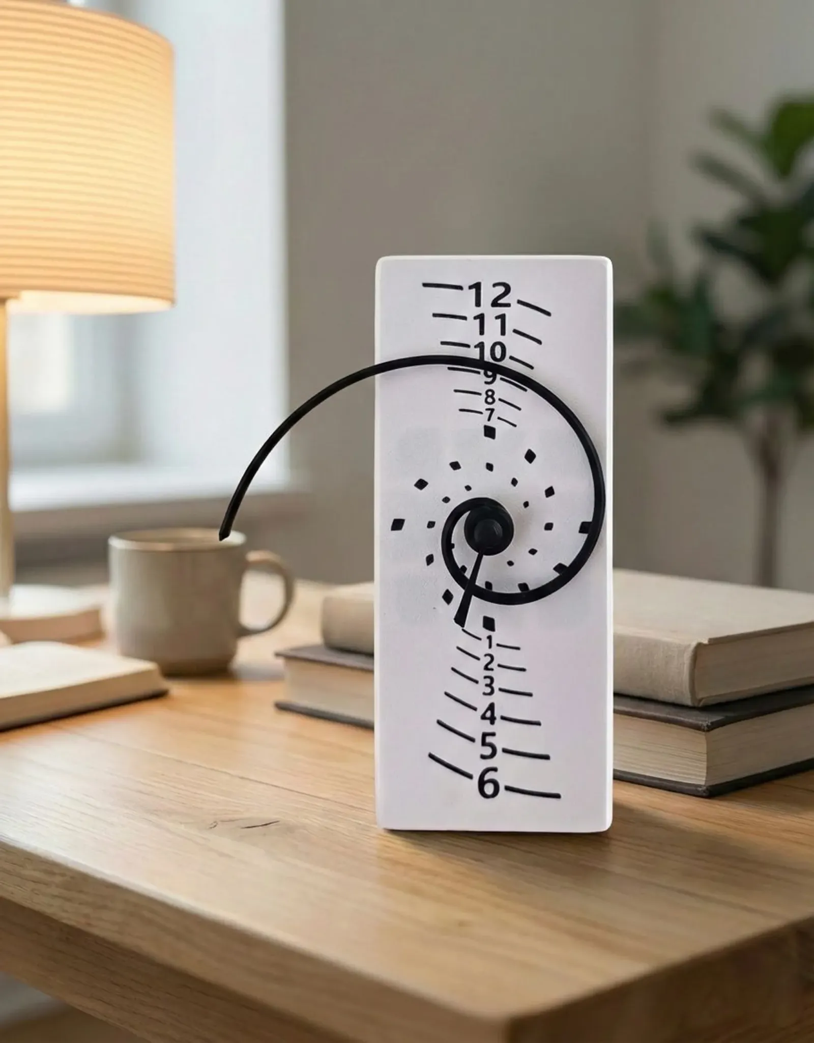 Golden Ratio Analog Table Clock